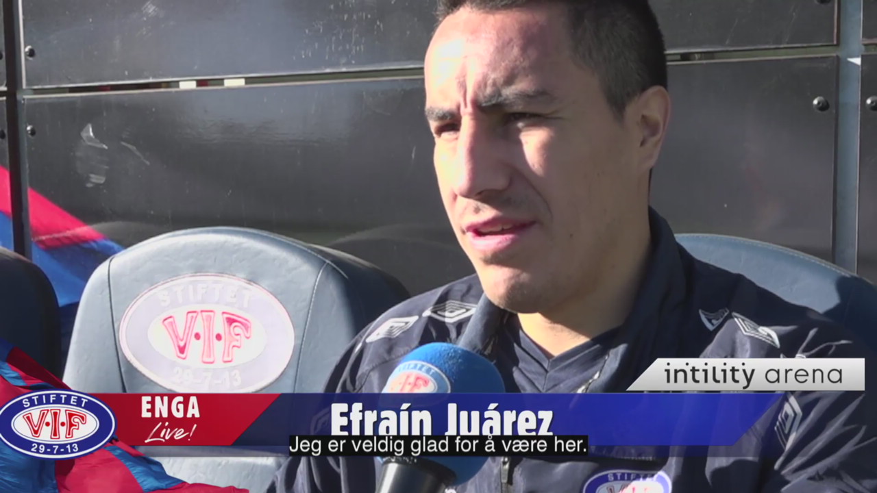 Nå er han klar! Efrain Juarez har signert for Oslos stolthet